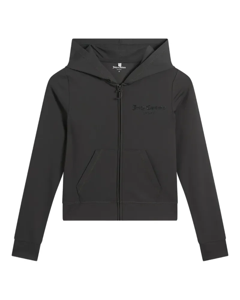 Juicy Couture Kapuzenjacke mit Logo-Print - Grau Grau