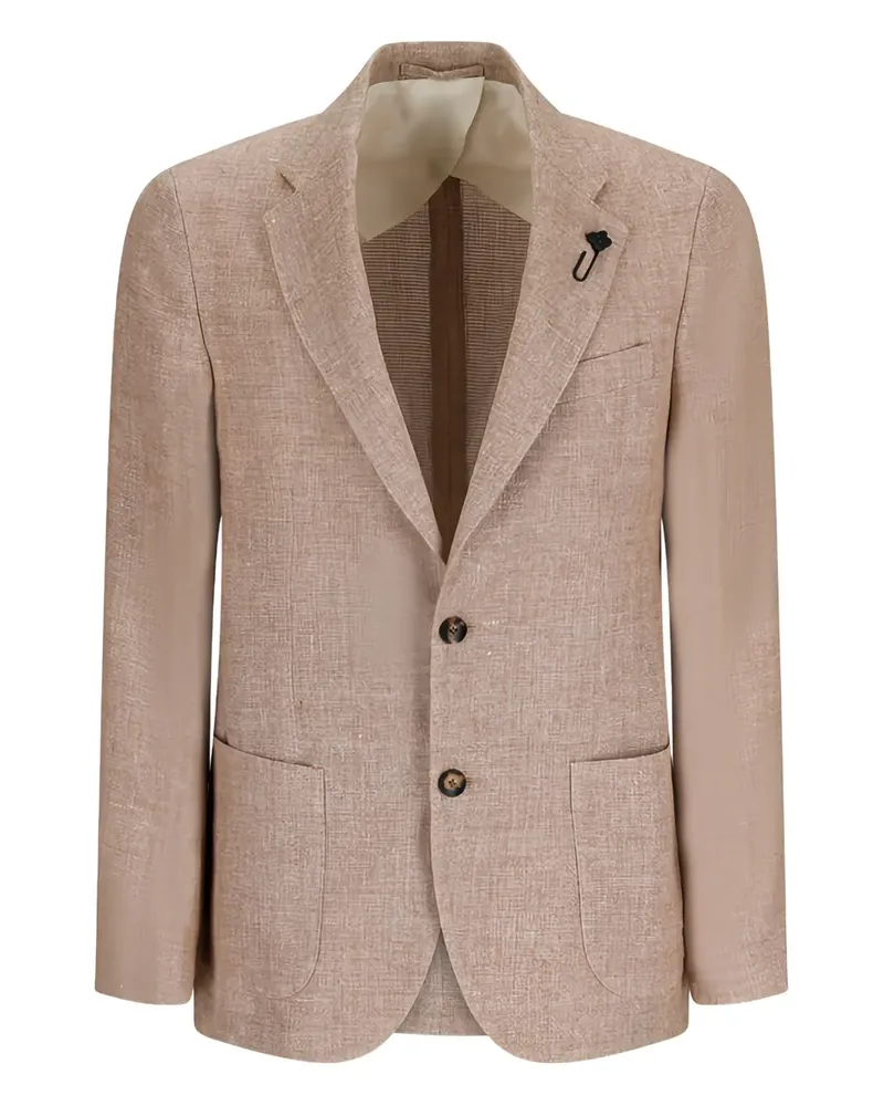 LARDINI single-breasted blazer - Braun Braun