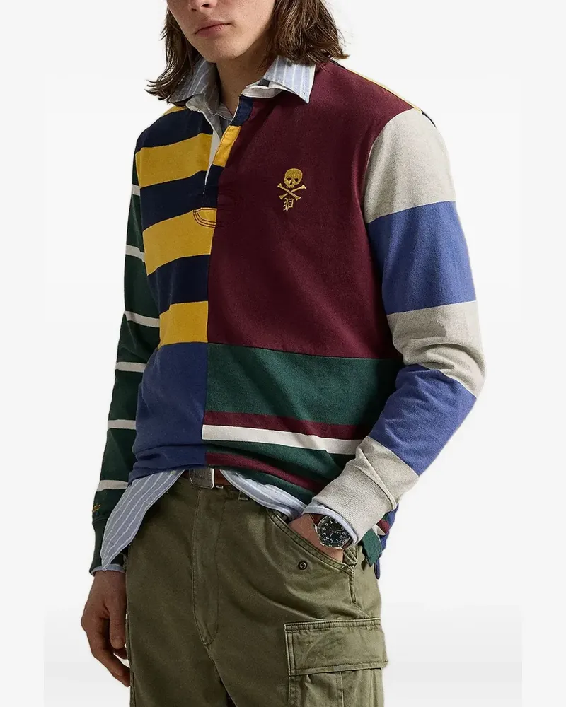 Ralph Lauren Poloshirt im Patchwork-Look - Grün Grün