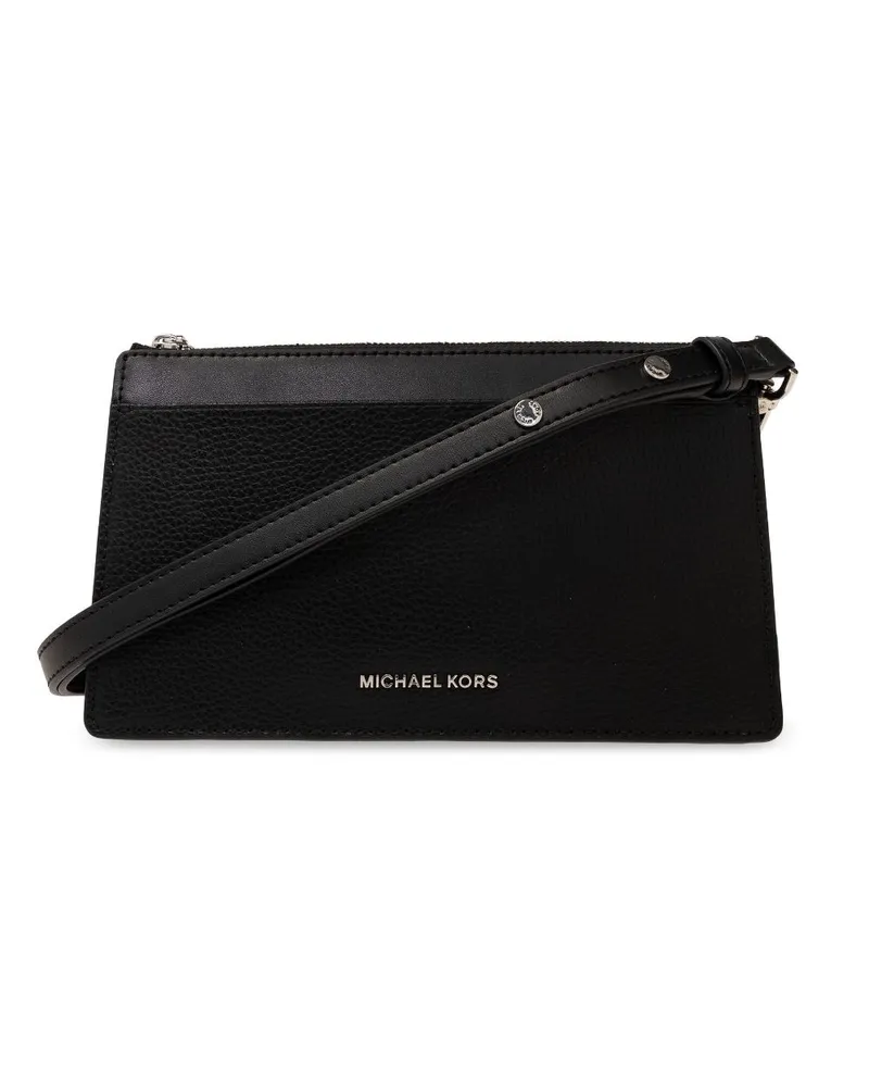 Michael Kors Mittelgroße Empire Schultertasche - Schwarz Schwarz