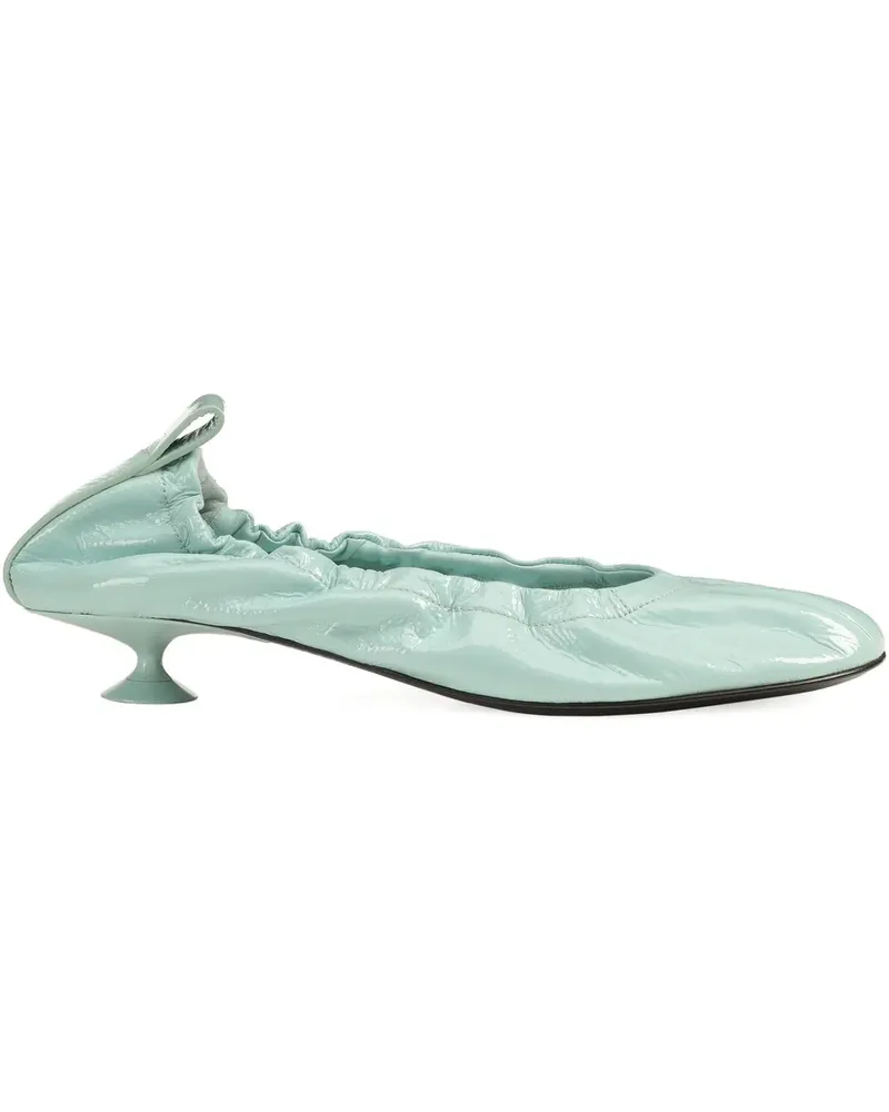 Sergio Rossi Orb cracked-effect pumps - Blau Blau