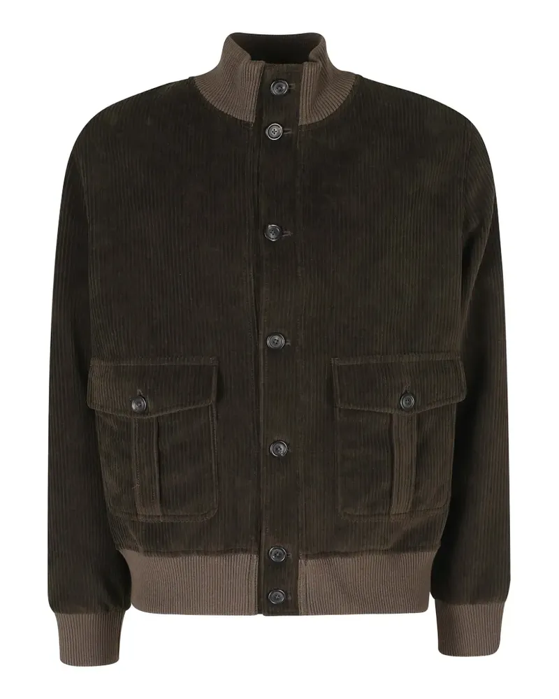 CIRCOLO 1901 Cordjacke mit Knopfleiste - Braun Braun