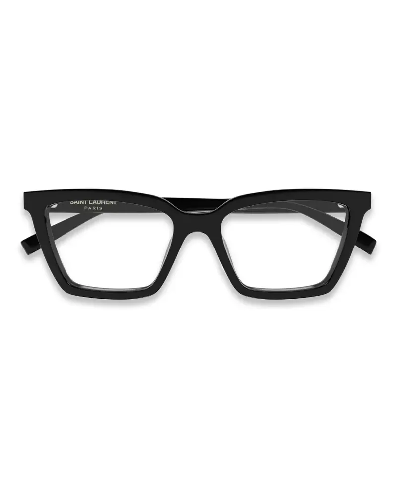 Saint Laurent rectangle-frame glasses - Schwarz Schwarz