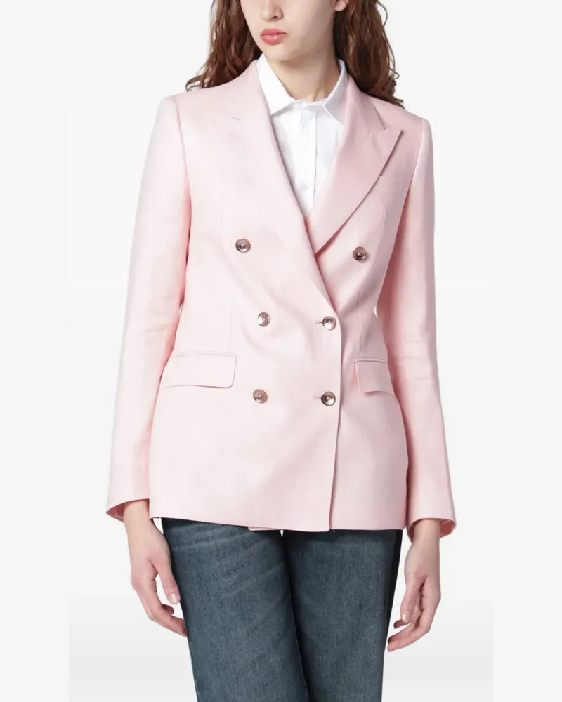 Tagliatore button double-breasted blazer - Rosa Rosa