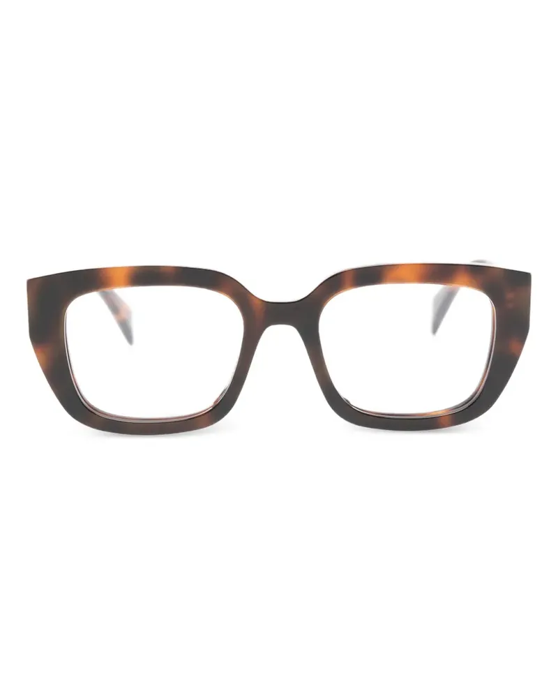 Gucci Brille mit eckigem Gestell - Braun Braun