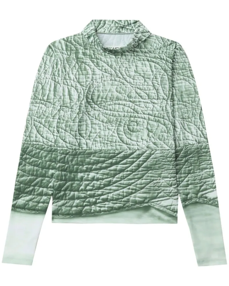 Maison Margiela Oberteil mit Print - Grün Grün
