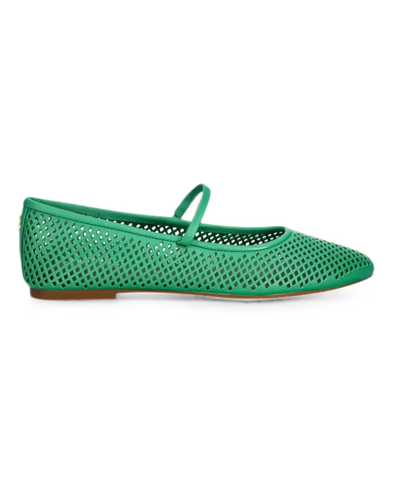 Ralph Lauren Perforierte Jayna Ballerinas - Grün Grün