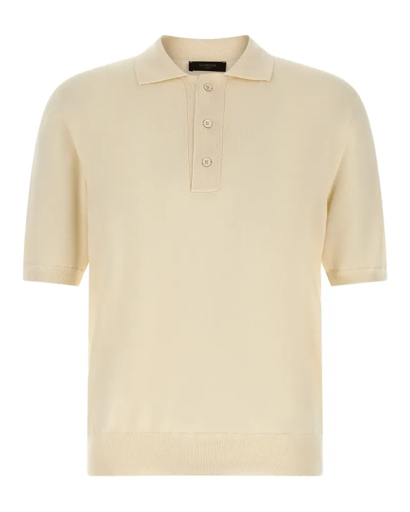 Zanone knit button polo shirt - Nude Nude