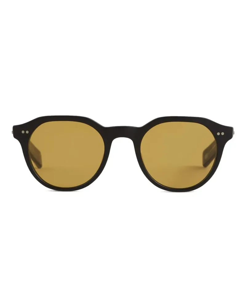 EYEVAN 7285 Sonnenbrille mit rundem Gestell - Schwarz Schwarz