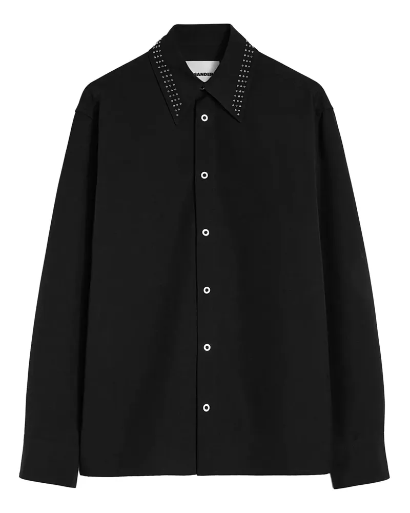 Jil Sander Klassisches Hemd - Schwarz Schwarz