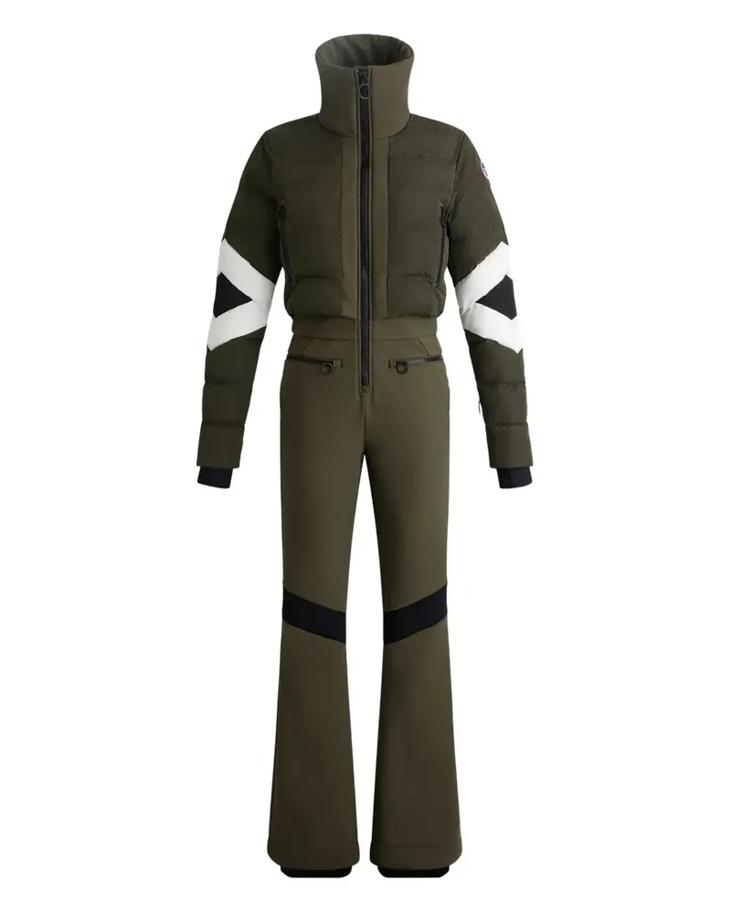 FUSALP quilted panelled ski jumpsuit - Grün Grün