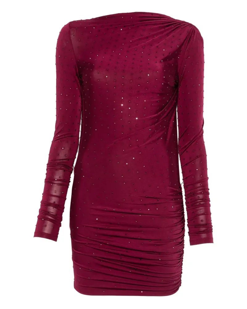 ANDAMANE crystal-embellished open-back dress - Rot Rot