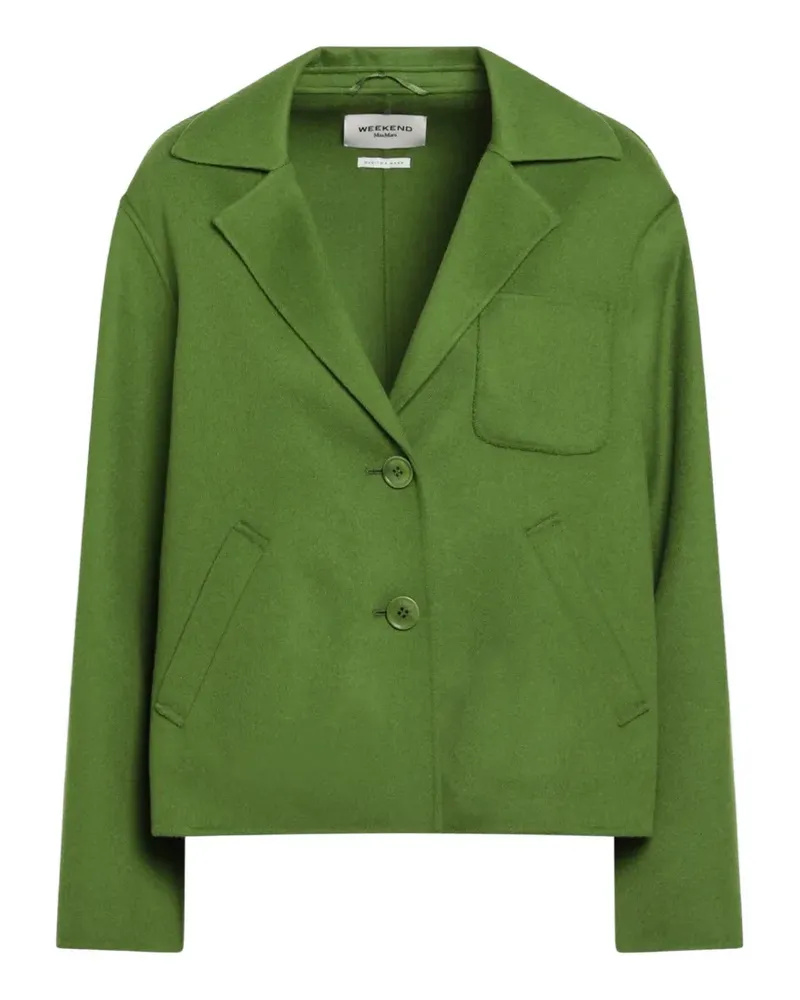 Max Mara cropped boxy-fit jacket - Grün Grün