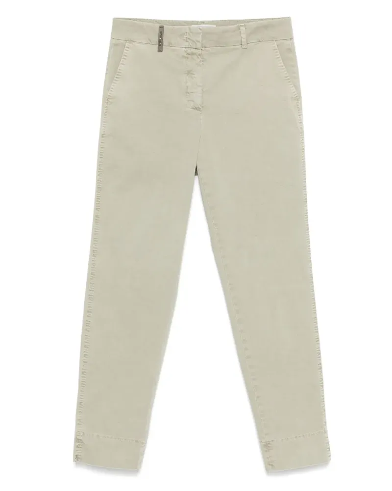 Peserico Klassische Tapered-Hose - Grün Grün