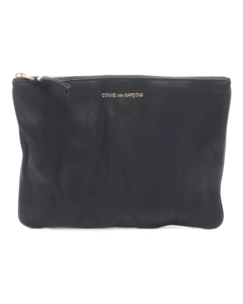 Comme des Garçons 2020s Clutch aus Leder - Schwarz Schwarz