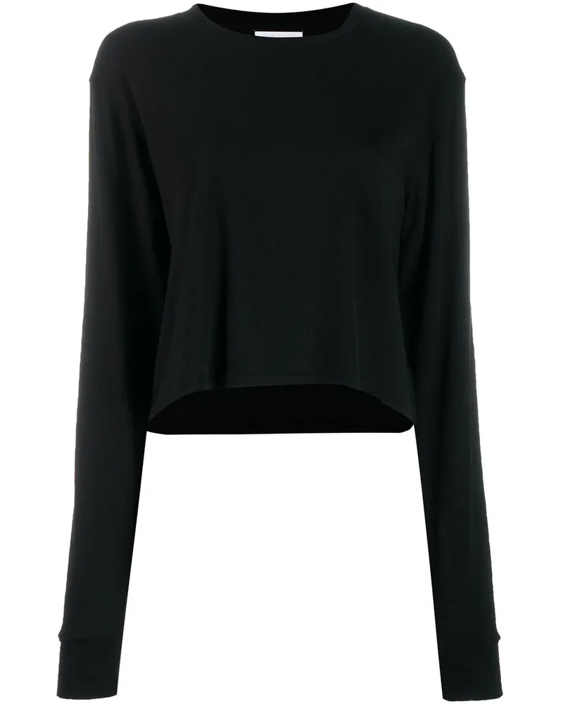 John Elliott + Co Sweatshirt mit Rundhalsausschnitt Schwarz