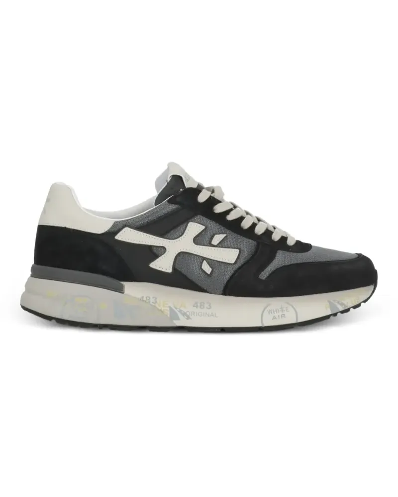Premiata Mick 8085 logo-appliqué paneled sneakers - Schwarz Schwarz
