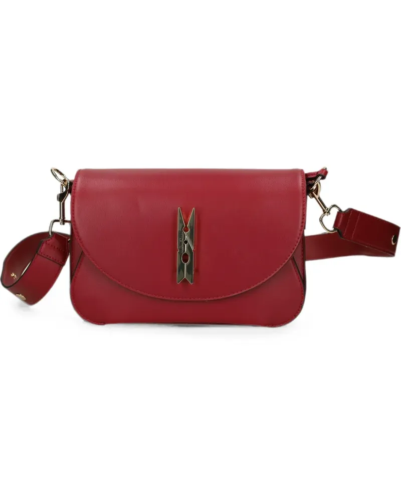 Moschino clothespin-detail shoulder bag - Rot Rot
