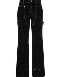 Stella McCartney Jeans mit geradem Bein Schwarz