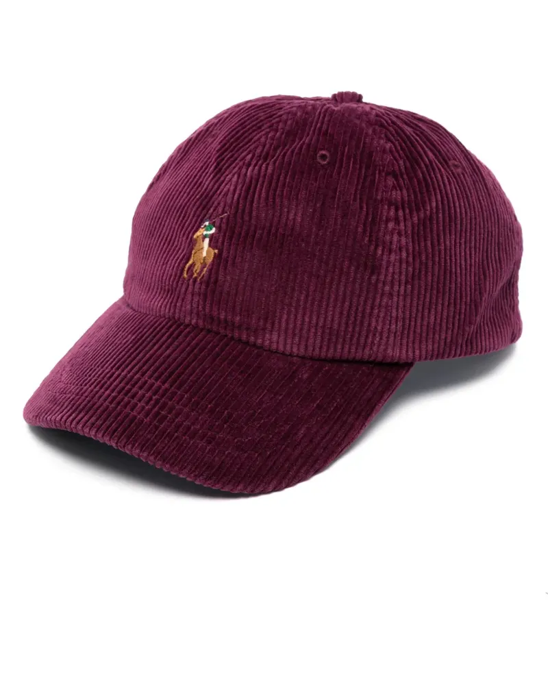 Ralph Lauren Baseballkappe mit Polo Pony-Stickerei - Rot Rot
