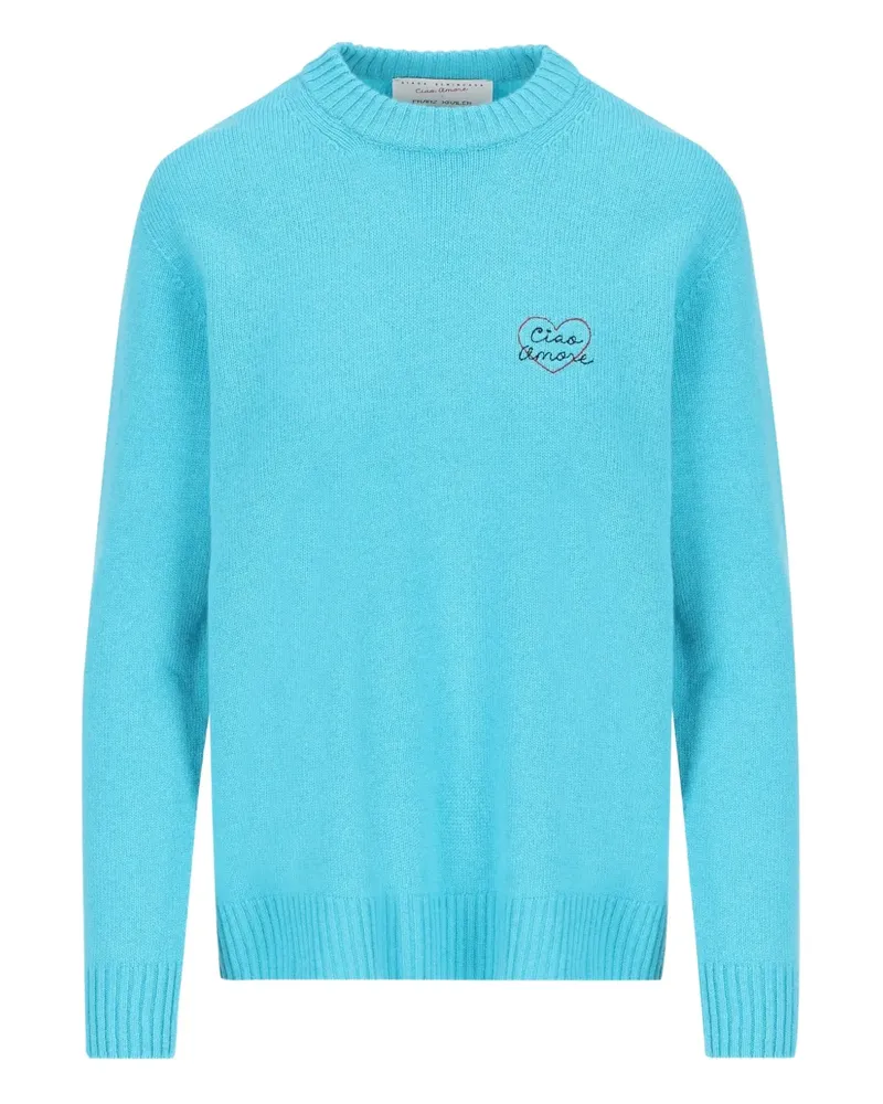Giada Benincasa Heartbeat Kaschmirpullover - Blau Blau