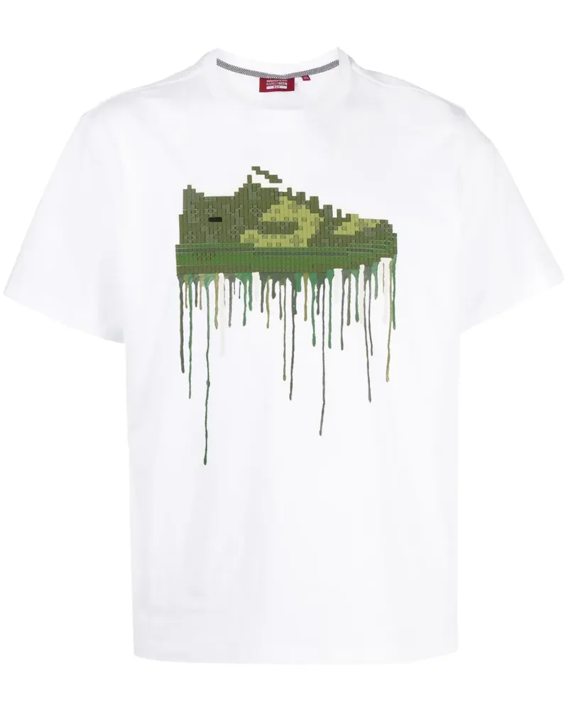 Mostly Heard Rarely Seen Green Louis T-Shirt - Weiß Weiß