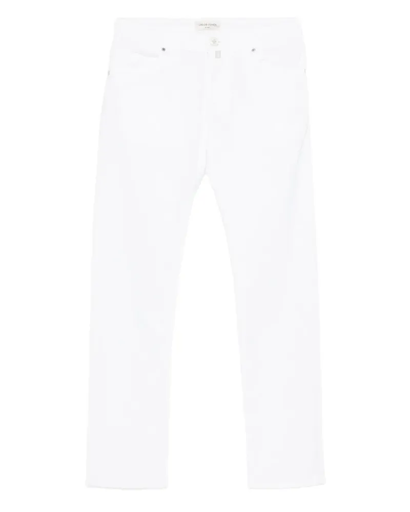 Jacob Cohën Nick Jeans im Five-Pocket-Design - Weiß Weiß
