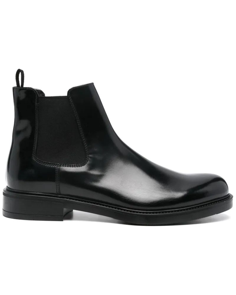 Prada Klassische Chelsea-Boots - Schwarz Schwarz