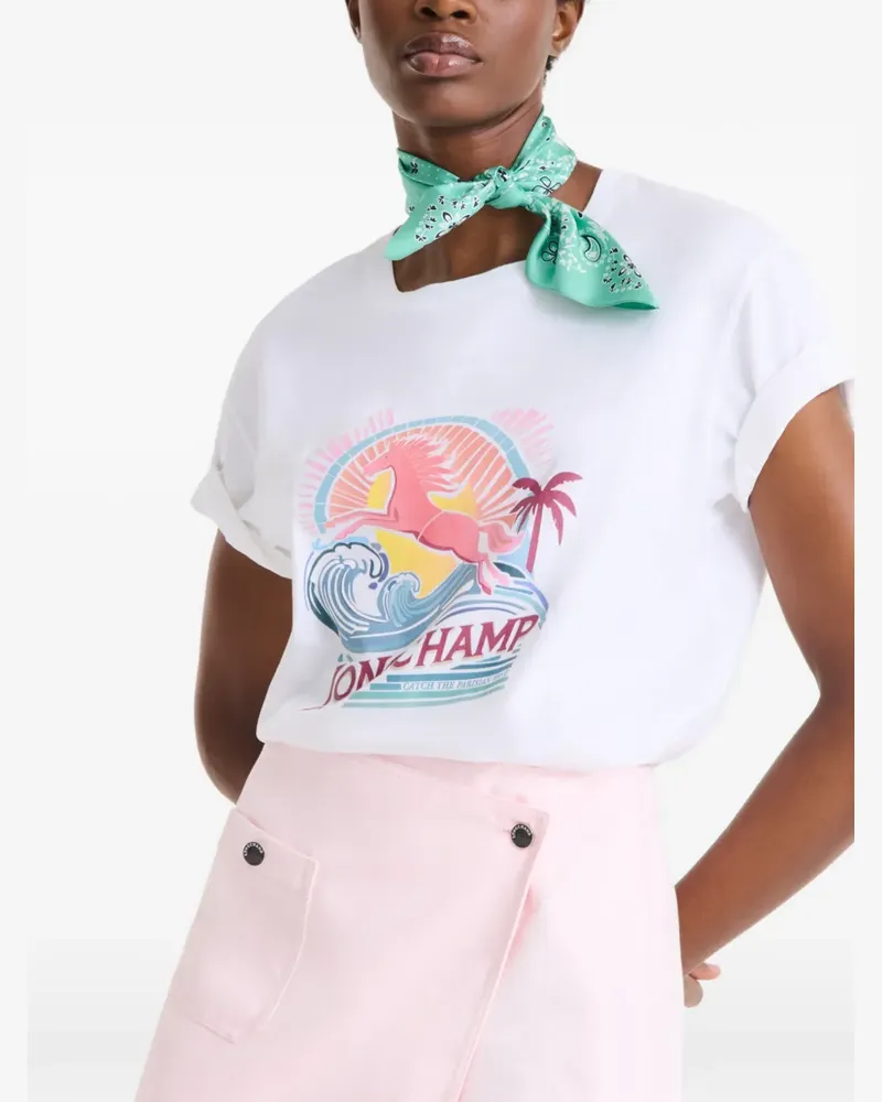 Longchamp French Bandana Halstuch - Grün Grün