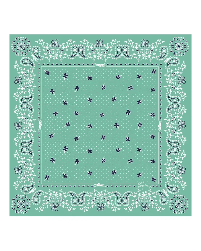 Longchamp French Bandana Halstuch - Grün Grün