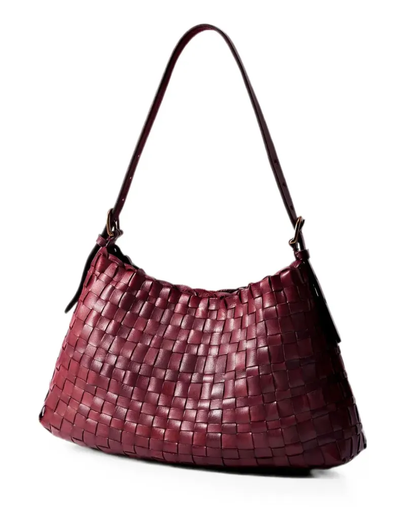 Dragon Diffusion Hobo Salvage woven leather tote bag - Rot Rot
