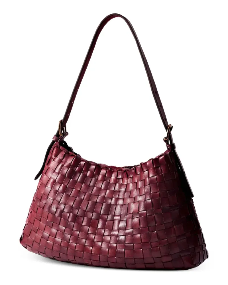 Dragon Diffusion Hobo Salvage woven leather tote bag - Rot Rot