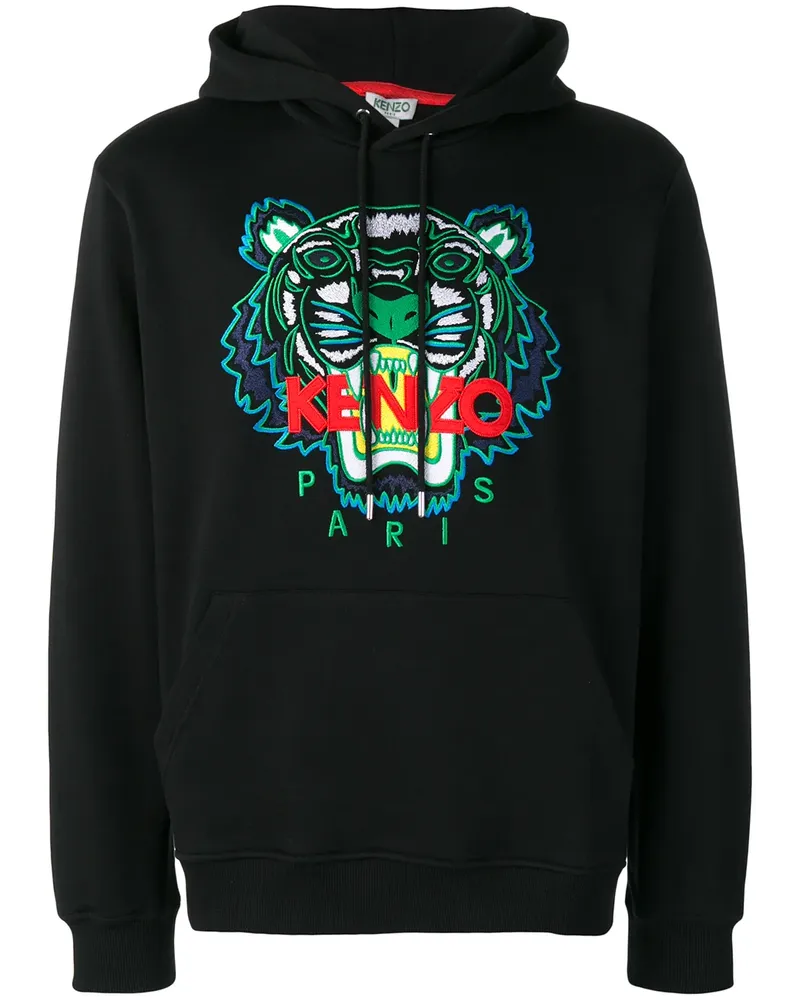 Kenzo Pullover mit Tiger-Print - Schwarz Schwarz