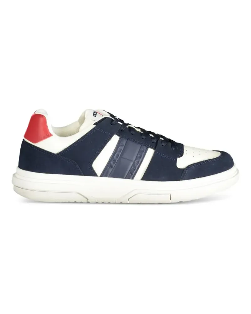 Tommy Hilfiger suede-panelled sneakers - Blau Blau