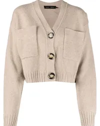 Proenza Schouler Grob gestrickter Cardigan Nude