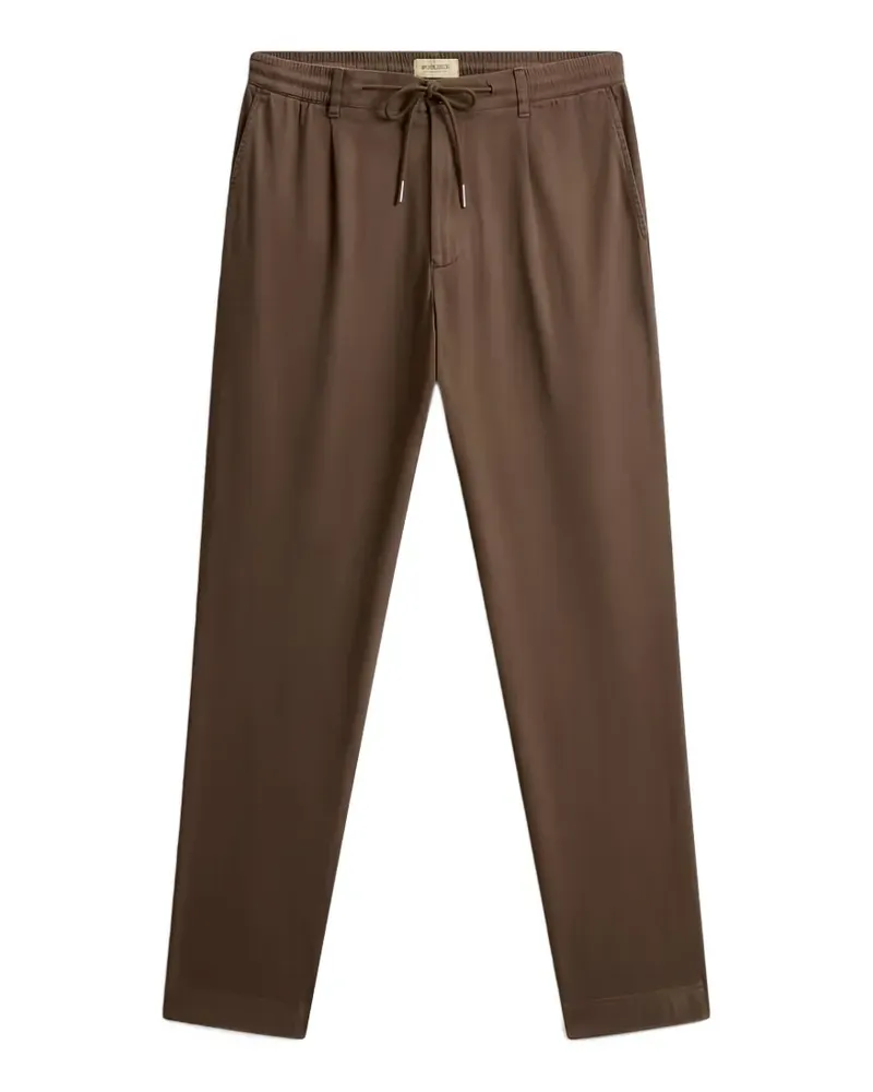 Woolrich Milton drawstring-waist trousers - Braun Braun