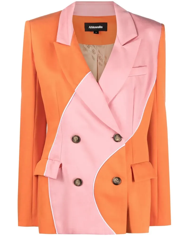 AHLUWALIA Madhu Blazer - Orange Orange