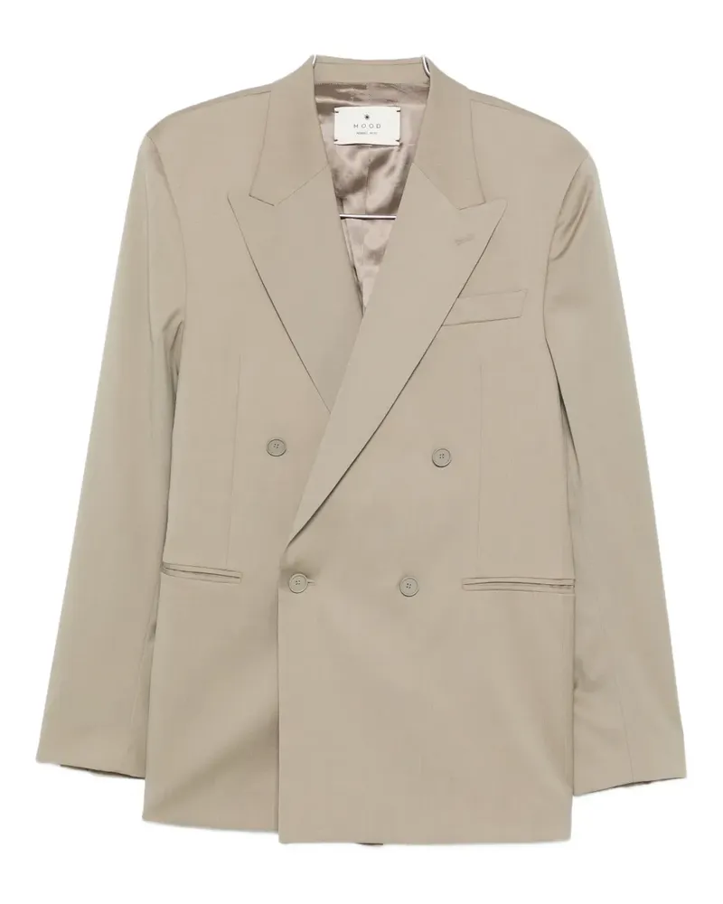 Manuel Ritz double-breasted blazer - Nude Nude