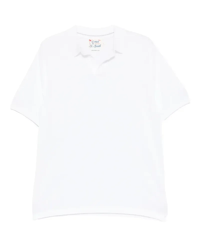 MC2 Saint Barth embroidered-logo T-shirt - Weiß Weiß