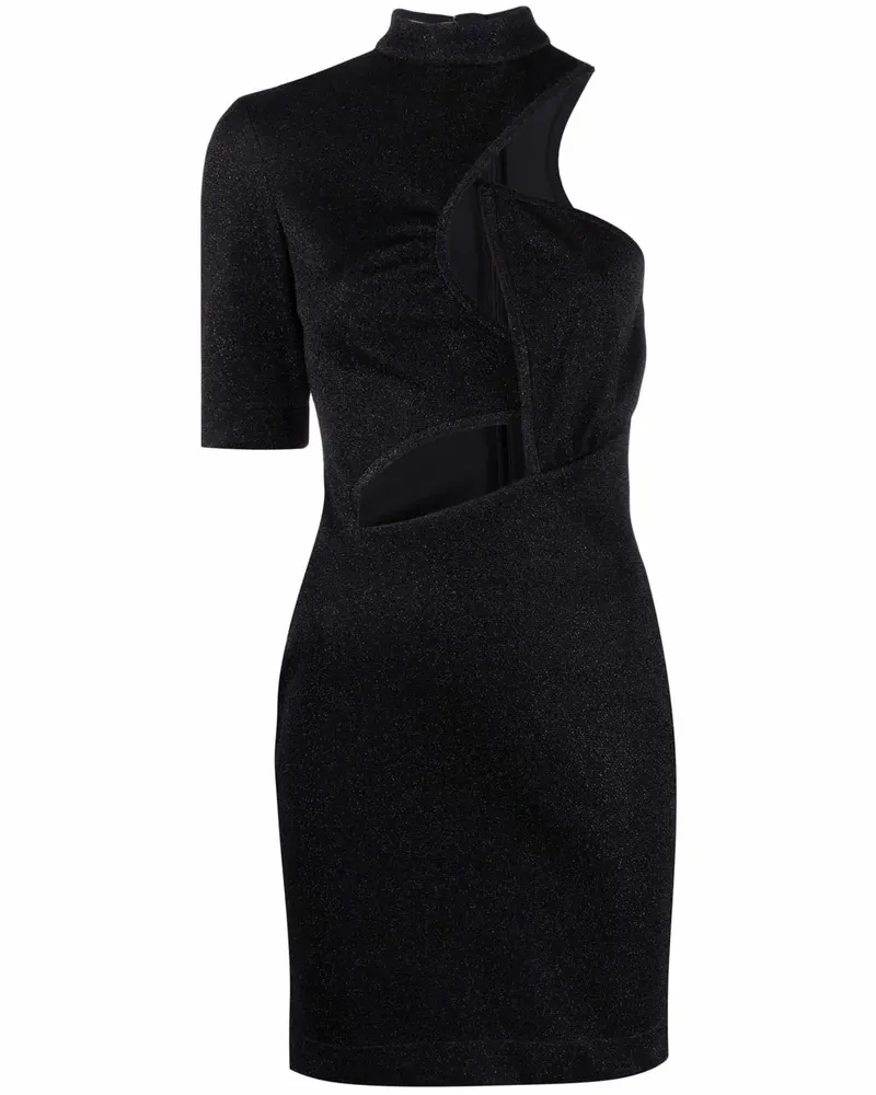 Stella McCartney Asymmetrisches Kleid - Schwarz Schwarz