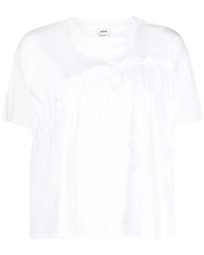 Jason Wu Hemd mit Raffung - Weiß Weiß