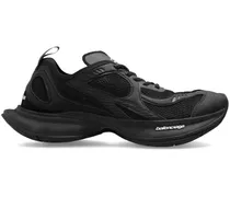 Sneakers mit Logo-Print - Schwarz