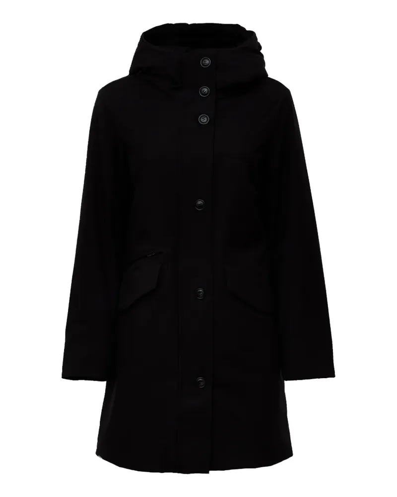 Woolrich Geknöpfter Parka - Schwarz Schwarz