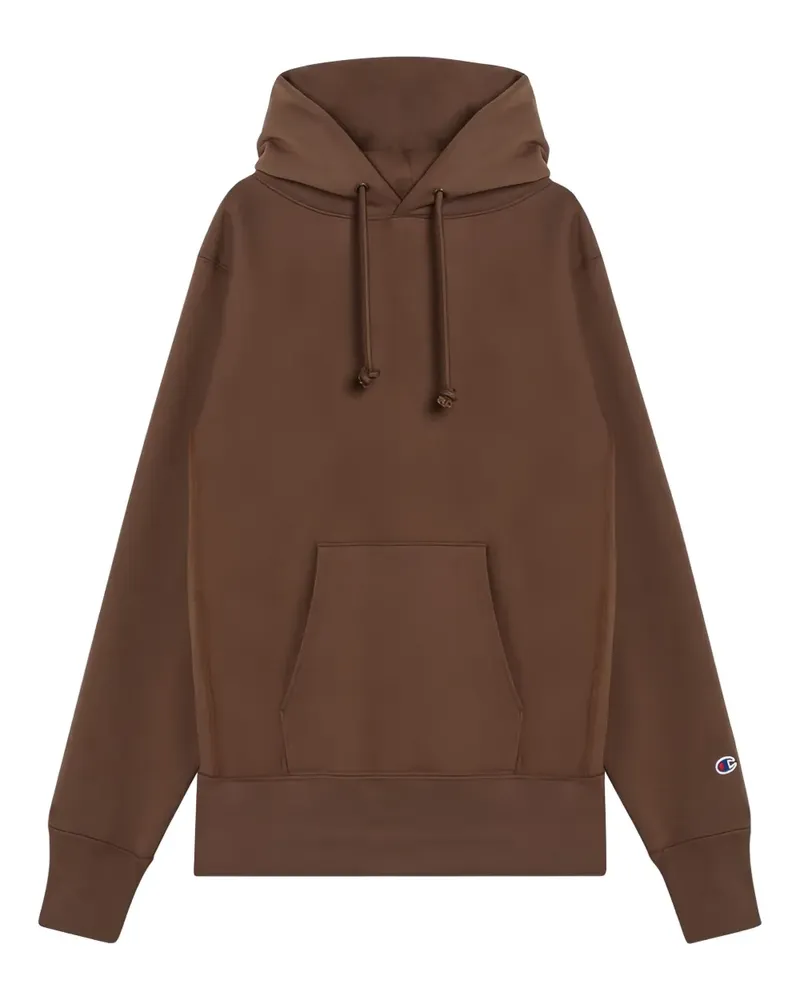 Champion Hoodie mit Logo-Patch - Braun Braun