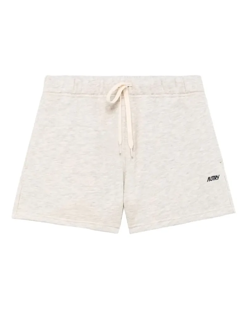 AUTRY embroidered logo shorts - Grau Grau