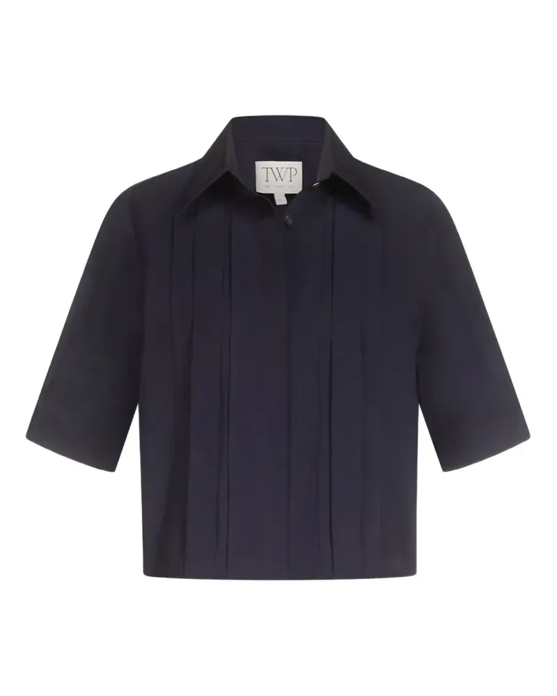 TWP Hemd mit Falten - Blau Blau