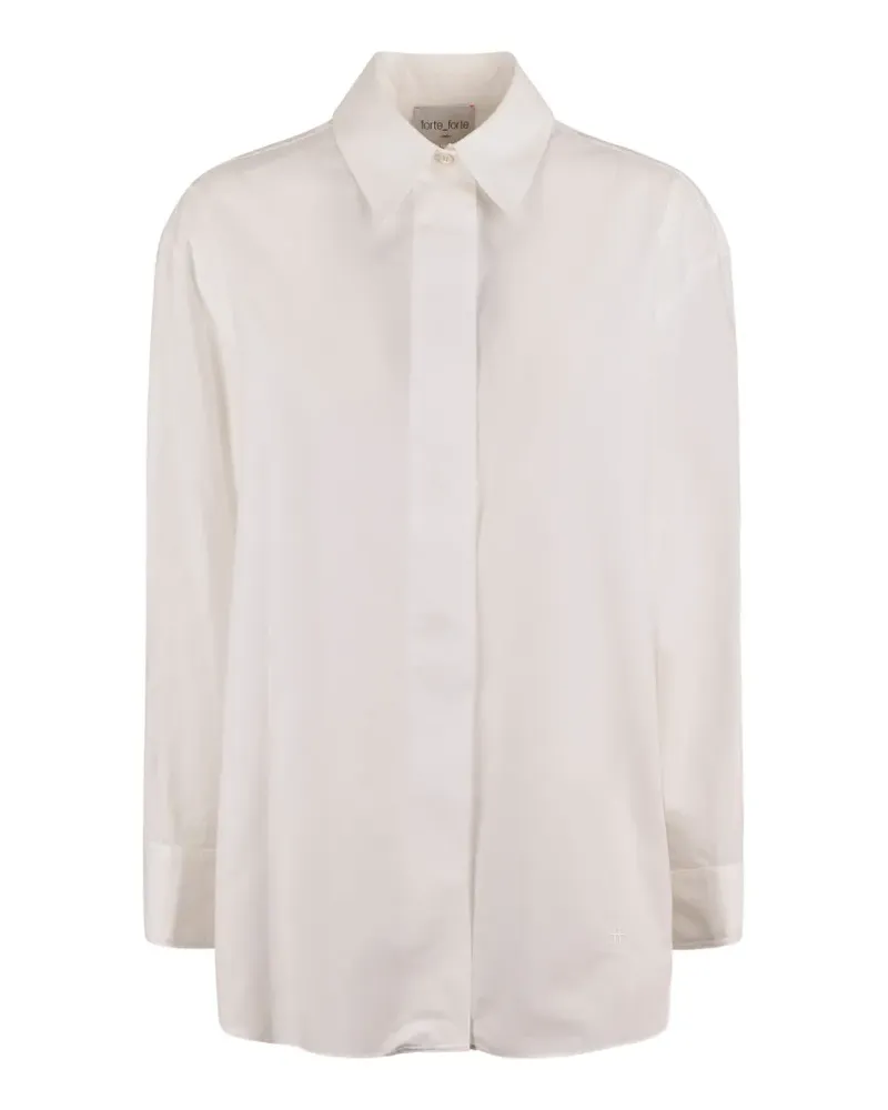 forte_forte poplin shirt - Weiß Weiß