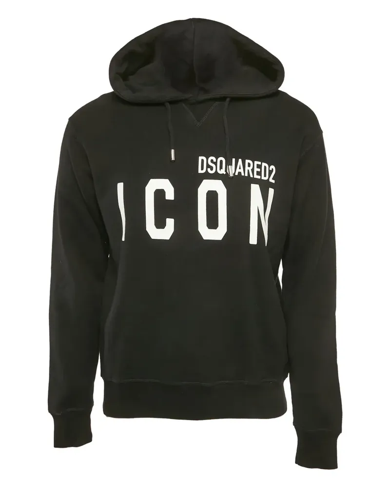 Dsquared2 Icon Hoodie - Schwarz Schwarz