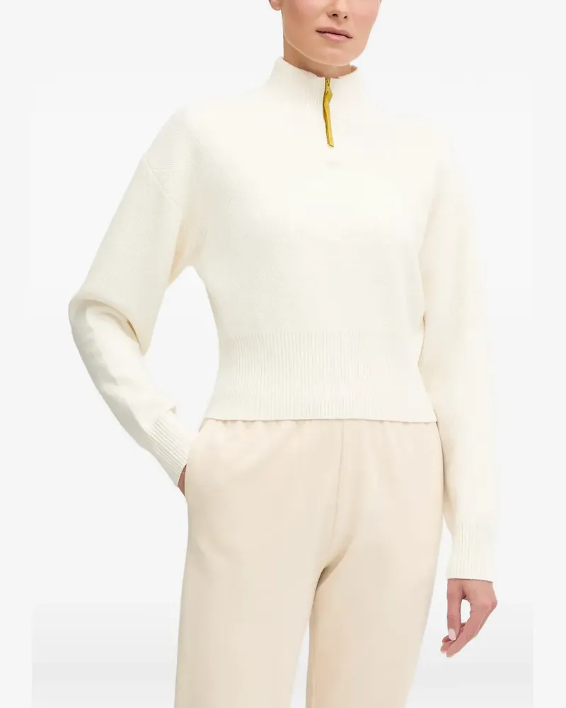 The North Face Stehkragen-Pullover mit Viertelreißverschluss - Nude Nude