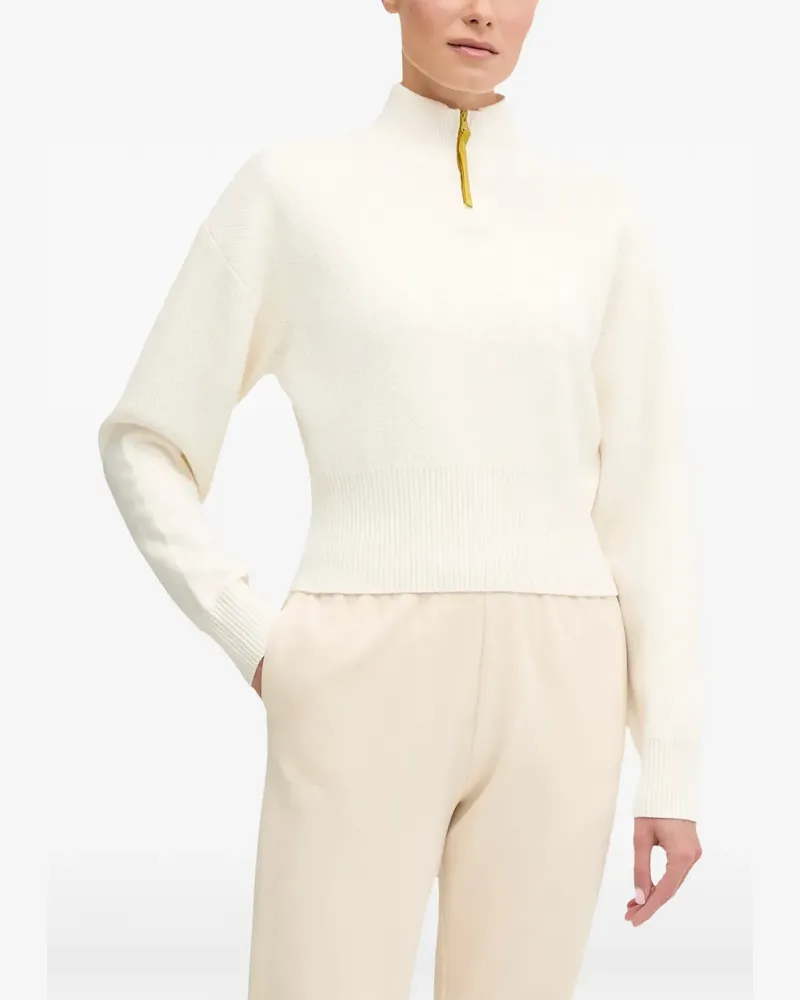 The North Face Stehkragen-Pullover mit Viertelreißverschluss - Nude Nude